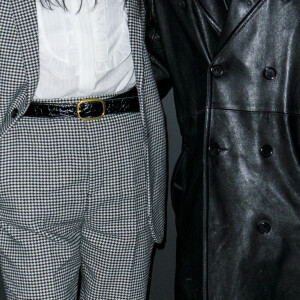 Charlotte Gainsbourg et son fils Ben Attal - Photocall du défilé Saint Laurent collection Printemps-Eté 2022 lors de la fashion week à Paris, le 28 septembre 2021. © Olivier Borde/Bestimage 
