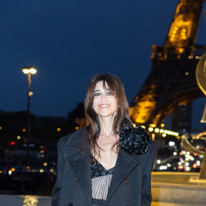 Charlotte Gainsbourg - Front row du défilé de mode Saint Laurent, Prêt-à-porter Printemps / Eté 2023 dans le cadre de la Fashion Week de Paris le 27 septembre 2022. © Olivier Borde 