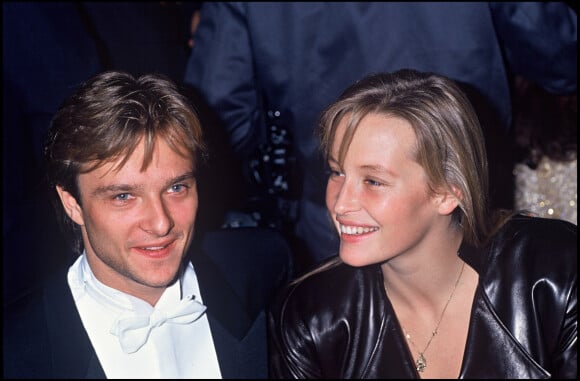 David Hallyday et Estelle Lefébure lors de la soirée des Bests en 1989