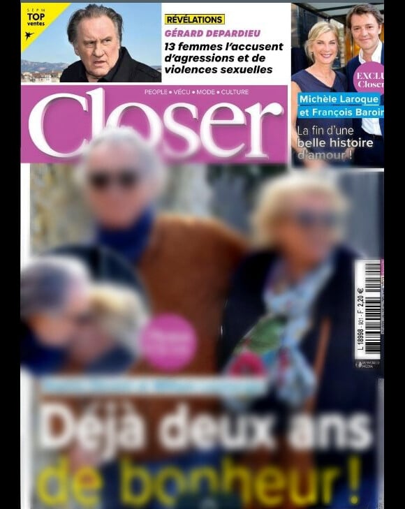 Couverture du magazine "Closer" du 14 avril 2023