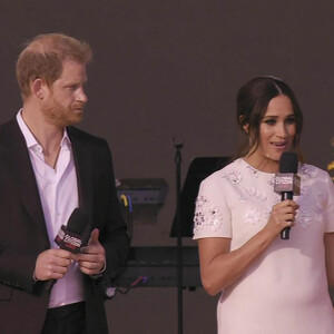 Prince Harry, Meghan Markle - A travers le monde, de nombreuses personnalités se sont mobilisées pour l'événement "Global Citizen Live". Le 26 septembre 2021. 