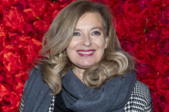 Valérie Trierweiler - Réception à l'hôtel Félicien qui lance sa soirée intitulée "Au Ciel du Félicien" pour inaugurer ses deux suites et son rooftop au 21 rue Félicien David, 75016 Paris le 11 janvier 2022. © Pierre Perusseau/Bestimage