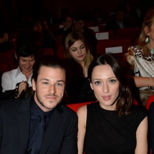 Gaspard Ulliel et Gaëlle Pietri - Salle - La 20ème cérémonie des Prix Lumières à l'espace Pierre Cardin à Paris, le 2 février 2015. 