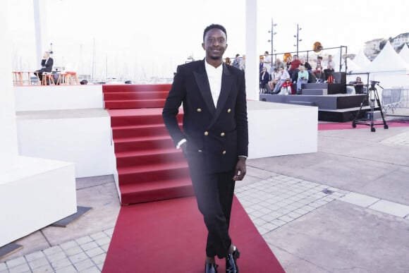 Semi-Exclusif - Ahmed Sylla - Dernier plateau de l'émission "Spéciale Cannes" pour Culture Box, lors du 75ème Festival International du Film de Cannes. Le 27 mai 2022 © Jack Tribeca / Bestimage