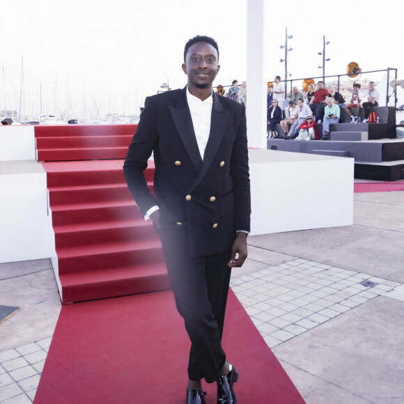 Semi-Exclusif - Ahmed Sylla - Dernier plateau de l'émission "Spéciale Cannes" pour Culture Box, lors du 75ème Festival International du Film de Cannes. Le 27 mai 2022 © Jack Tribeca / Bestimage