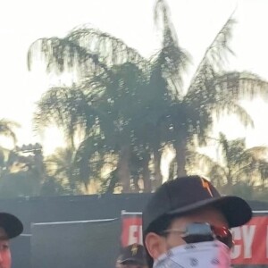 Exclusif - The Weeknd et sa compagne Simi Khandra au Festival de musique et d'arts de la vallée de Coachella 2023 à Indio le 16 avril 2023. 