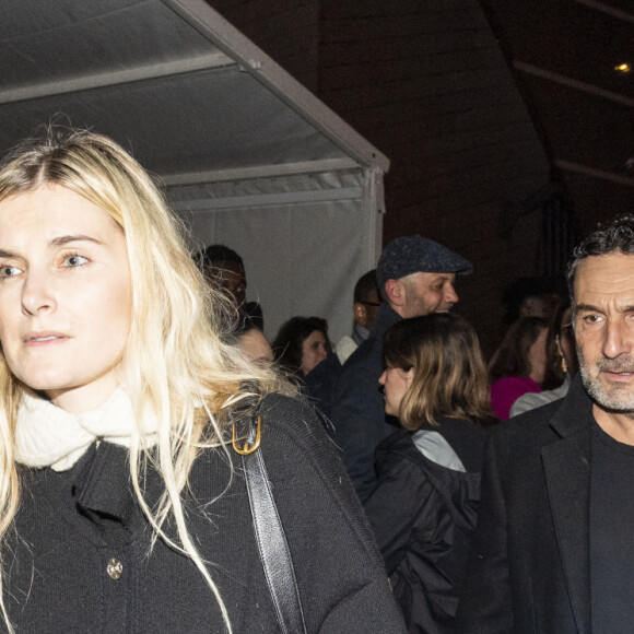 Exclusif - Gilles Lellouche et sa compagne Alizée Guinochet - Les célébrités au concert de Jay Z à la fondation Louis Vuitton à Paris, France, le 14 avril 2023. © Da Silva-Perusseau/Bestimage 