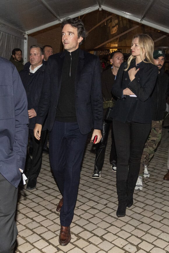 Exclusif - Antoine Arnault et Delphine Arnault - Les célébrités au concert de Jay Z à la fondation Louis Vuitton à Paris, France, le 14 avril 2023. © Da Silva-Perusseau/Bestimage 