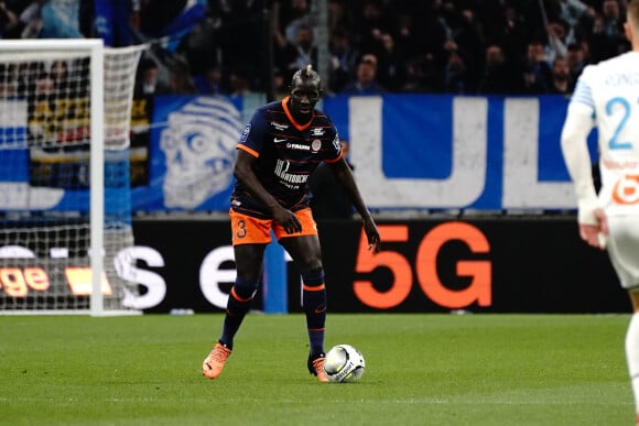 Mamadou Sakho (Montpellier FC) - Match de Ligue 1 Uber Eats "Marseille - Montpellier (2-0)" au stade Vélodrome, le 10 avril 2022.