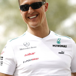 Plus apparu publiquement depuis sa terrible chute en décembre 2013, Michael Schumacher aurait donné une première interview à Die Aktuelle

Archives - Michael Schumacher lors du Grand Prix de Formule 1 de Manama au Bahrein. Le 19 avril 2012