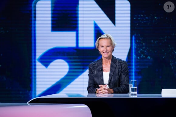 Christine Ockrent lors de la soirée d'inauguration au Parlement Européen de la première chaîne belge d'info en continu LN24, don't elle sera l'une des futurs chroniqueuse. Belgique, Bruxelles, 2 septembre 2019.