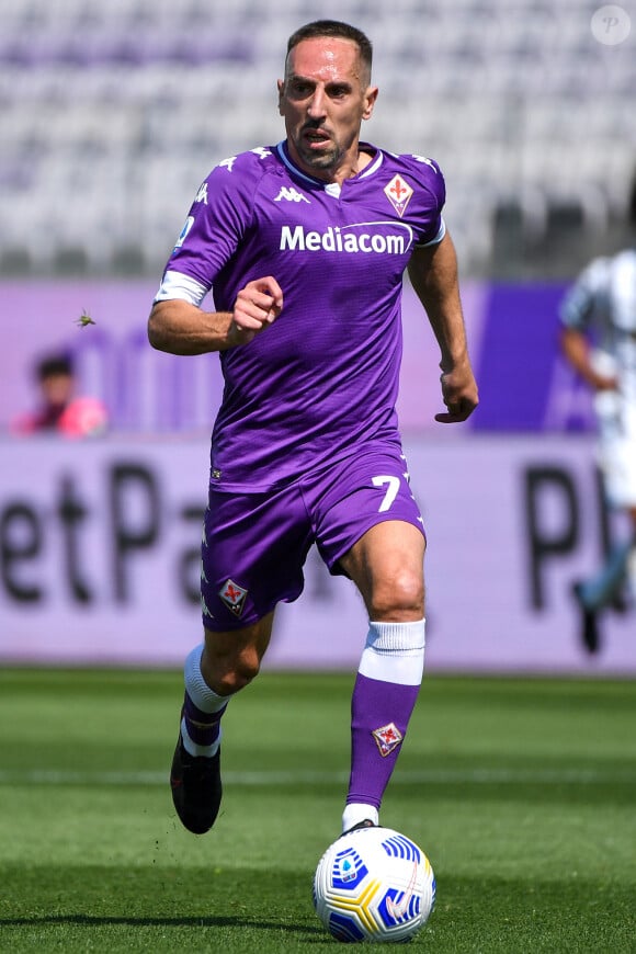 Franck Ribery de l'ACF Fiorenta lors du match de championnat Serie A opposant la Fiorentina à Juventus au stade Artemio Franchi à Florence, Italie, le 25 avril 2021. © Inside/Panoramic/Bestimage