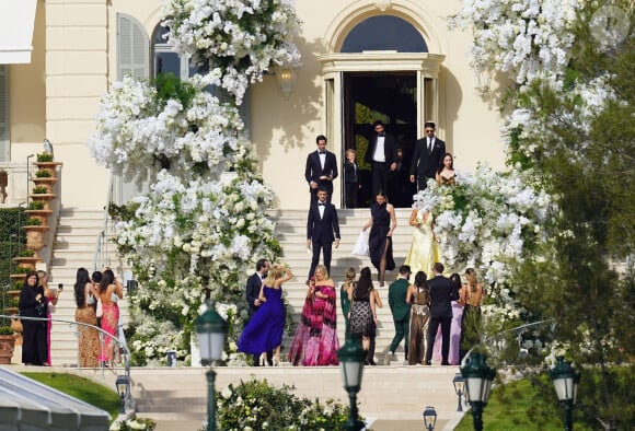 Amis - Mariage de Sofia Richie et son fiancé Elliot Grainge en présence de leur famille et amis à l'hôtel du Cap Eden Roc à Antibes le 22 avril 2023.
