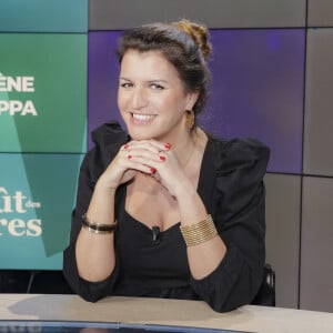 Exclusif - Marlène Schiappa - Marlène Schiappa est l'invitée de V.Bénaïm dans son émission Le Gout des Autres, enregistrée le 16/02/2023 et diffusée le 05/03/2023 sur I24 News - Paris le 16/02/2023 - © Jack Tribeca / Bestimage 