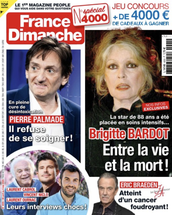 Couverture du magazine "France dimanche", paru le 28 avril 2023