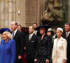 Le souverain et sa femme y seront entourés de toute leur grande famille.
Le roi Charles III d'Angleterre, Camilla Parker Bowles, reine consort d'Angleterre, Le prince William, prince de Galles, Catherine (Kate) Middleton, princesse de Galles, Sophie Rhys-Jones, duchesse d'Édimbourg, le prince Edward, duc d'Édimbourg, la princesse Anne et le vice-amiral SirTimothy Laurence - Service annuel du jour du Commonwealth à l'abbaye de Westminster à Londres, Royaume Uni, le 13 mars 2023. 
