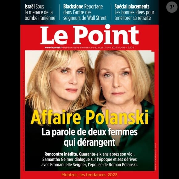 Les deux femmes ont même été récemment en couverture du magazine Le Point
Le magazine Le Point du 13 avril 2023