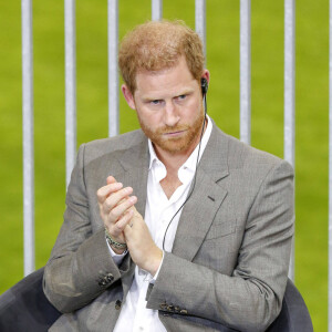 Le prince Harry et Meghan Markle participent à la conférence de presse des Invictus Games 2023 à Dusseldorf, Allemagne le 6 septembre 2022. © Imago / Panoramic / Bestimage