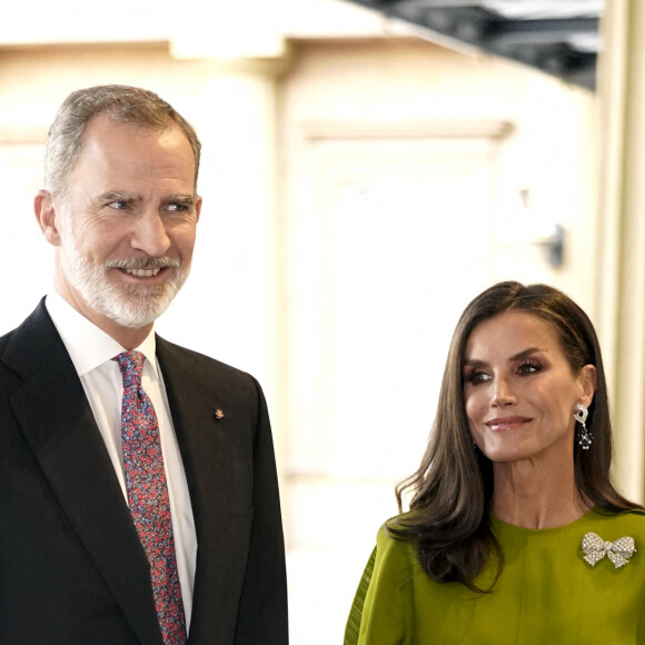 Dîner organisé à Buckingham Palace à Londre, pour une réception en l'honneur de Charles III, la veille de son couronnement. Le 5 mai 2023.