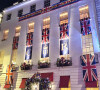 Le club où tout le monde a dîné est très privé. 
Atmosphère - Les invités au couronnement du roi d'Angleterre à la sortie du dîner au restaurant Oswald's dans le quartier de Mayfair à Londres, Royaume Uni, le 5 mai 2023. 