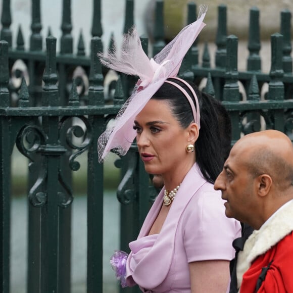 Katy Perry - Sortie de la cérémonie de couronnement du roi d'Angleterre à l'abbaye de Westminster de Londres, Royaume Uni, le 6 mai 2023.