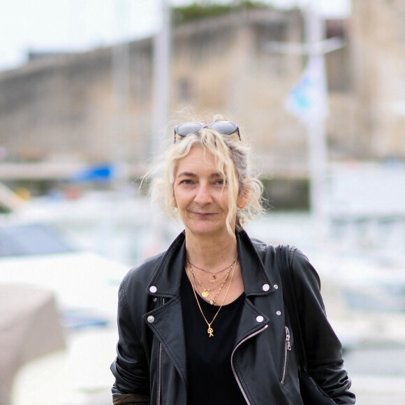 Corinne Masiero - Photocall lors du Festival de la Fiction de La Rochelle. Le 18 septembre 2021