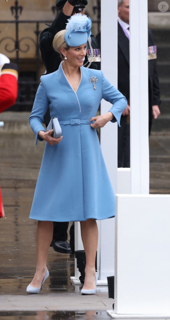 Zara Phillips (Zara Tindall), lors de la cérémonie de couronnement du roi d'Angleterre à Londres, Royaume Uni, le 6 mai 2023. 