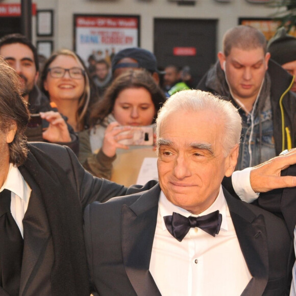 Al Pacino, Martin Scorsese et Robert De Niro - Les célébrités assistent à la première du film "The Irishman" lors du gala de clôture du festival du film BFI à Londres. Le 13 octobre 2019. 