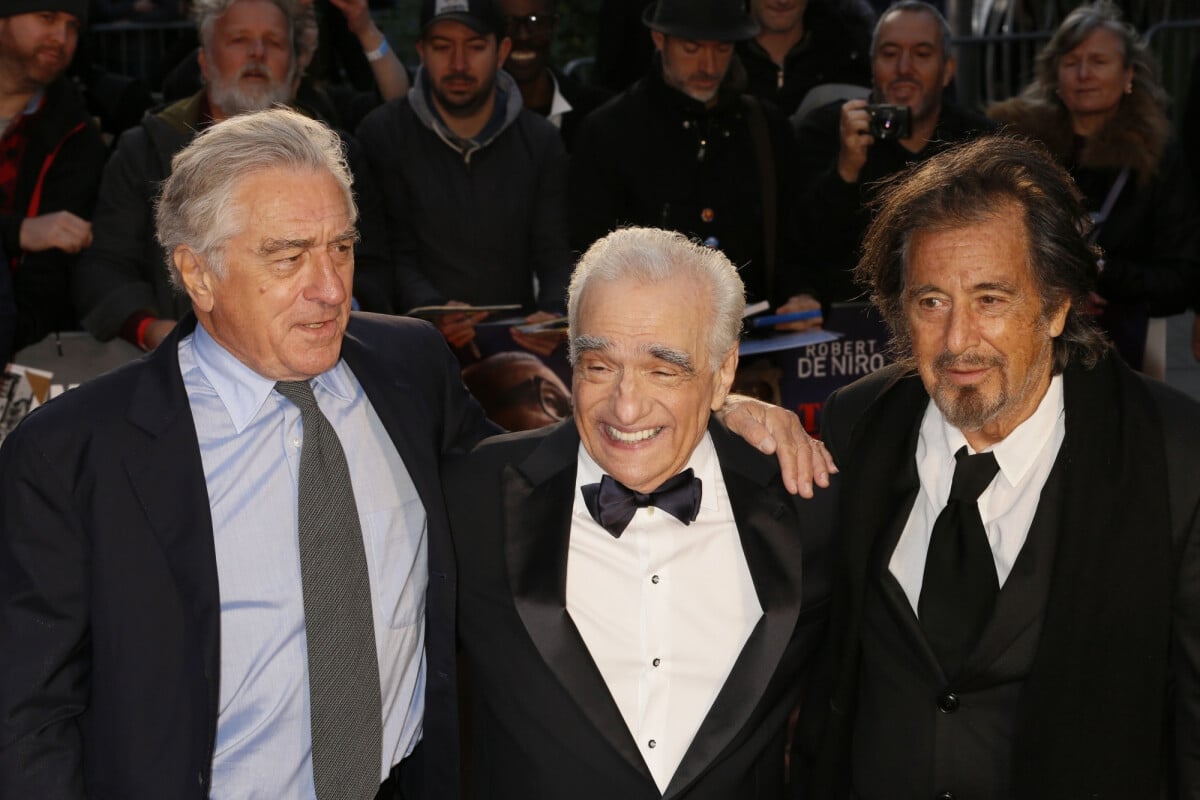Photo : Al Pacino, Martin Scorsese et Robert De Niro à la première du