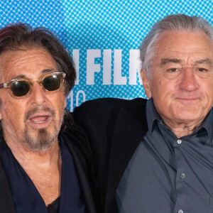 Al Pacino - Robert De Niro - Les célébrités lors de la première du film 'The Irishman' au BFI Southbank lors de la 63ème édition du BFI London Film Festival, le 13 octobre 2019.