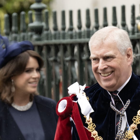 Sa fille Eugenie y avait vécu juste après le prince Harry et Meghan Markle.
Le prince Andrew, duc d'York lors de la cérémonie de couronnement du roi d'Angleterre à Londres, Royaume Uni, le 6 mai 2023. 