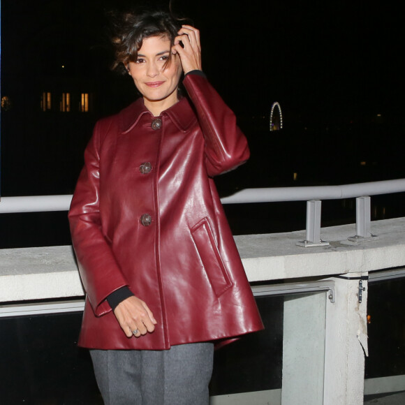 Audrey Tautou - Inauguration des décorations de Noël des Galeries Lafayette à Paris, le 8 novembre 2016. © CVS/Bestimage 