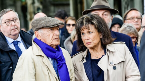 Anne Sinclair et son compagnon Pierre Nora, Inès de la Fressange et Denis Olivennes émus aux obsèques de Georges Kiejman