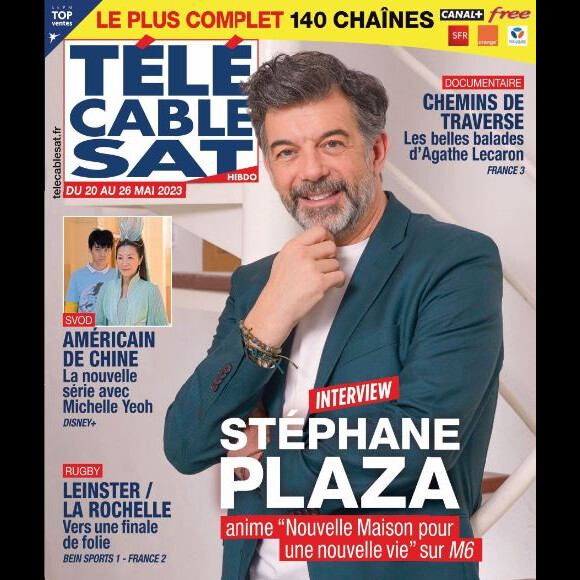 Le présentateur de M6 a accordé une interview à "Télé Câble Sat"
Couverture du magazine "Télé Câble Sat" du 15 mai 2023