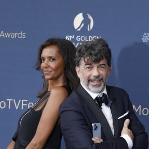 Stéphane Plaza et Karine le Marchand - Cérémonie de clôture du 61ème Festival de Télévision de Monte Carlo le 21 juin 2022. © Denis Guignebourg/Bestimage 