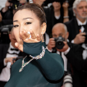 Gong Li - Montée des marches du film " Jeanne du Barry " pour la cérémonie d'ouverture du 76ème Festival International du Film de Cannes, au Palais des Festivals à Cannes. Le 16 mai 2023 © Jacovides-Moreau / Bestimage 