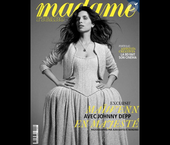 Maïwenn en couverture de "Madame Figaro", numéro du 19 mai 2023.