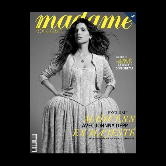 Maïwenn en couverture de "Madame Figaro", numéro du 19 mai 2023.
