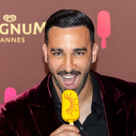 Adil Rami - Soirée sur la plage Magnum lors du 76e Festival International du Film de Cannes le 22 mai 2023. © Philippe Baldini/Bestimage