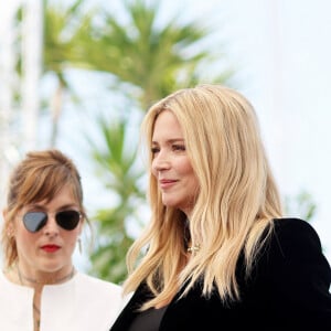 Virginie Efira (enceinte) au photocall de "L'amour et les forêts (just the two of us)" lors du 76ème Festival International du Film de Cannes, le 24 mai 2023. © Moreau/Jacovides/Bestimage 