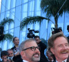 Steve Carell, Bryan Cranston et Rupert Friend à la montée des marches de "Asteroid City" lors du 76ème Festival International du Film de Cannes, le 23 mai 2023. © Rachid Bellak/Bestimage