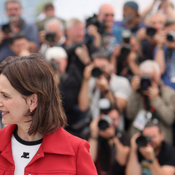 Benoît Magimel et Juliette Binoche au photocall de "La Passion de Dodin Bouffant" lors du 76ème Festival International du Film de Cannes, France, le 25 mai 2023. © Jacovides-Moreau/Bestimage 