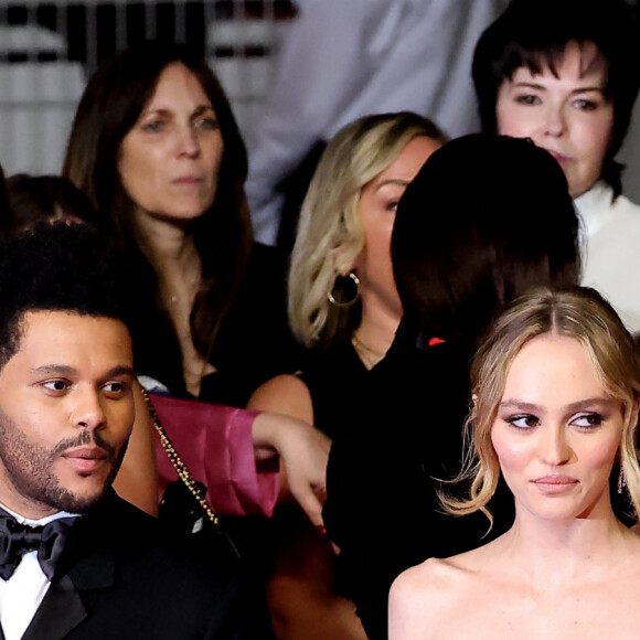 Abel "The Weeknd" Tesfaye, Lily-Rose Depp - Montée des marches du film " The Idol " lors du 76ème Festival International du Film de Cannes, au Palais des Festivals à Cannes. Le 22 mai 2023 © Jacovides-Moreau / Bestimage 