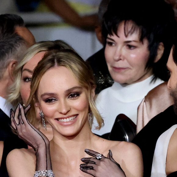 Lily-Rose Depp - Montée des marches du film " The Idol " lors du 76ème Festival International du Film de Cannes, au Palais des Festivals à Cannes. Le 22 mai 2023 © Jacovides-Moreau / Bestimage 