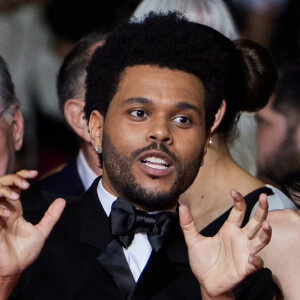 Abel "The Weeknd" Tesfaye, Lily-Rose Depp - Montée des marches du film " The Idol " lors du 76ème Festival International du Film de Cannes, au Palais des Festivals à Cannes. Le 22 mai 2023 © Jacovides-Moreau / Bestimage 
