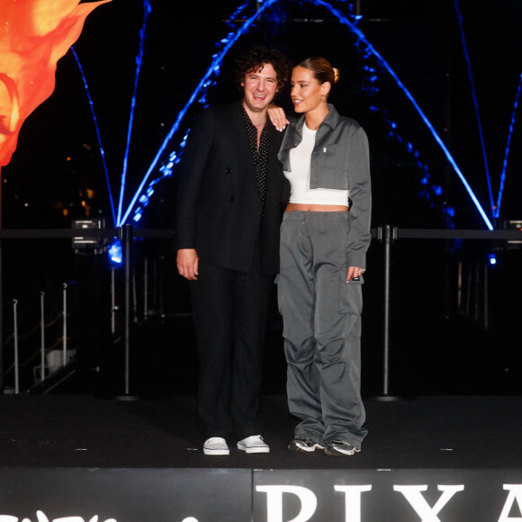Vincent Lacoste, Adèle Exarchopoulos - Photocall du film d'animation Pixar "Elemental" sur le ponton du Carlton à Cannes, le 26 mai 2023. © Christophe Clovis / Bestimage 