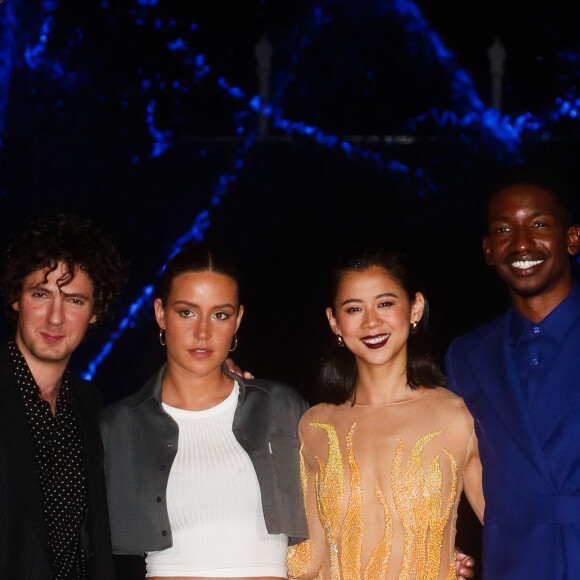 Vincent Lacoste, Adèle Exarchopoulos, Leah Lewis, Mamoudou Athie - Photocall du film d'animation Pixar "Elemental" sur le ponton du Carlton à Cannes, le 26 mai 2023. © Christophe Clovis / Bestimage 