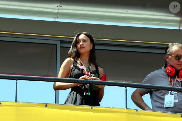 La jeune femme, Italienne, était présente lors des qualifications.
Alexandra Malena Saint Mleux lors des qualifications du Grand Prix de Formule 1 (F1) de Monaco, le 27 mai 2023. © Jean-François Ottonello/Nice Matin/Bestimage 