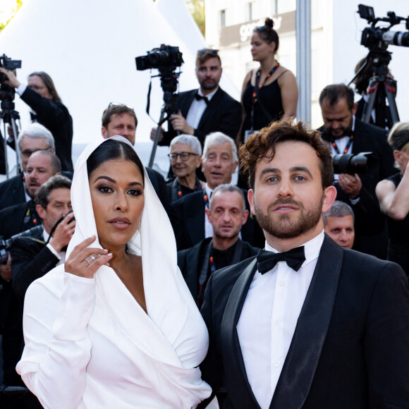 Ayem Nour, Quentin Delcourt - Montée des marches du film " Club Zéro " lors du 76ème Festival International du Film de Cannes, au Palais des Festivals à Cannes. Le 22 mai 2023 © Jacovides-Moreau / Bestimage