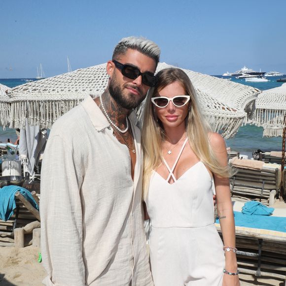 Exclusif - Thibault Garcia et sa femme Jessica Thivenin (Les Marseillais) - Hublot fête l'arrivée de la nouvelle Big Bang Unico à la boutique de Saint-Tropez au restaurant Verde Beach à Ramatuelle, Côte d'Azur, France. © Luc Boutria/Nice Matin/Bestimage
